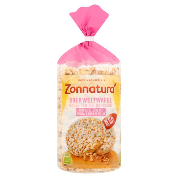 Zonnatura Boekweitwafels met quinoa bio 100 gram