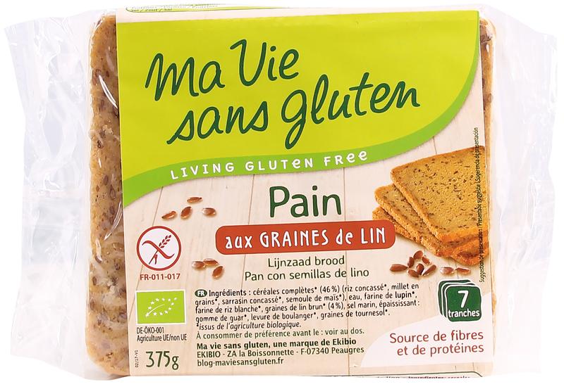 Ma Vie Sans Brood lijnzaad - glutenvrij - bio 375 gram