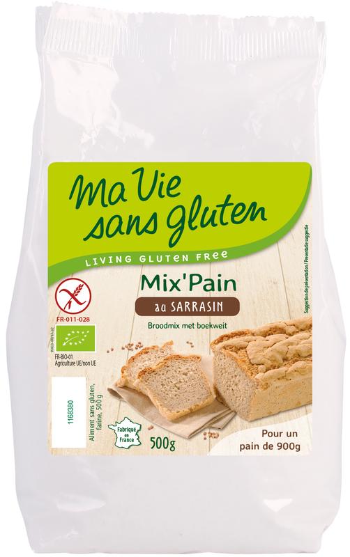Ma Vie Sans Broodmeel met boekweit glutenvrij bio 500 gram