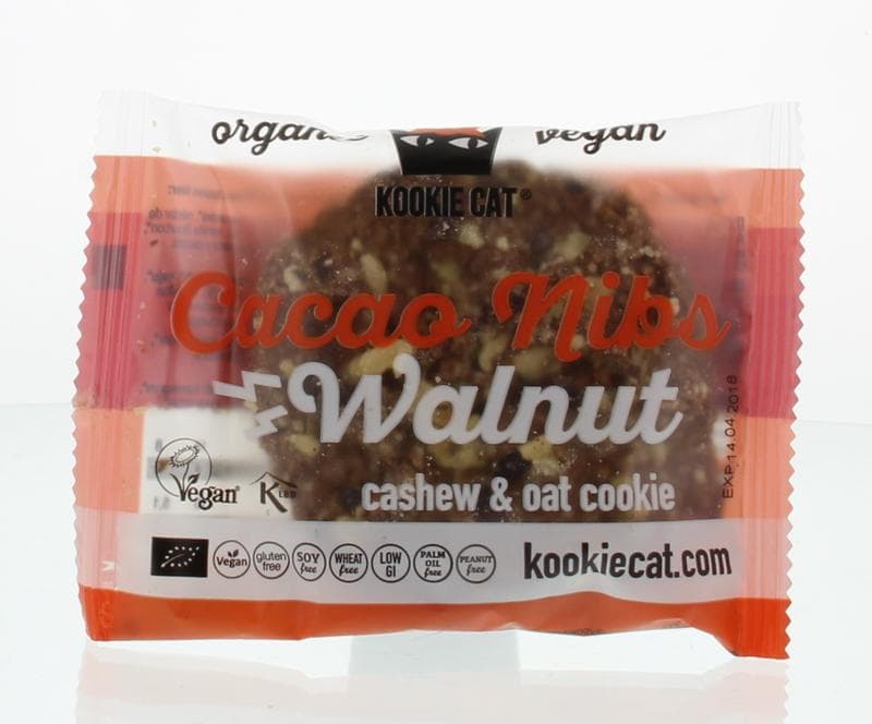 Kookie Cat Cacao nibs walnut bio 50 gram