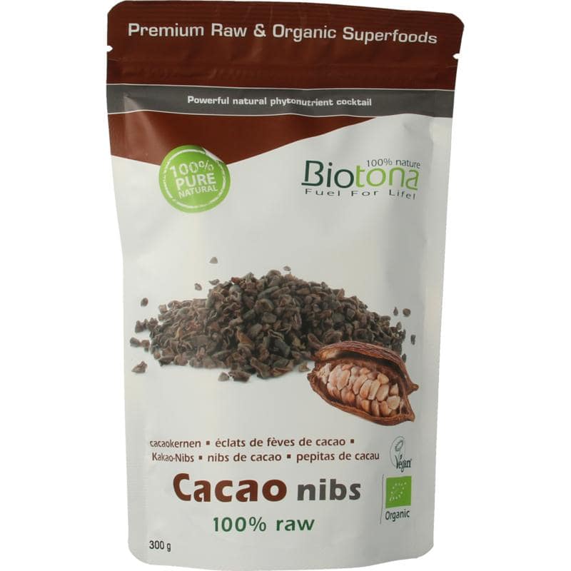 Biotona Cacao raw nibs bio 300 gram