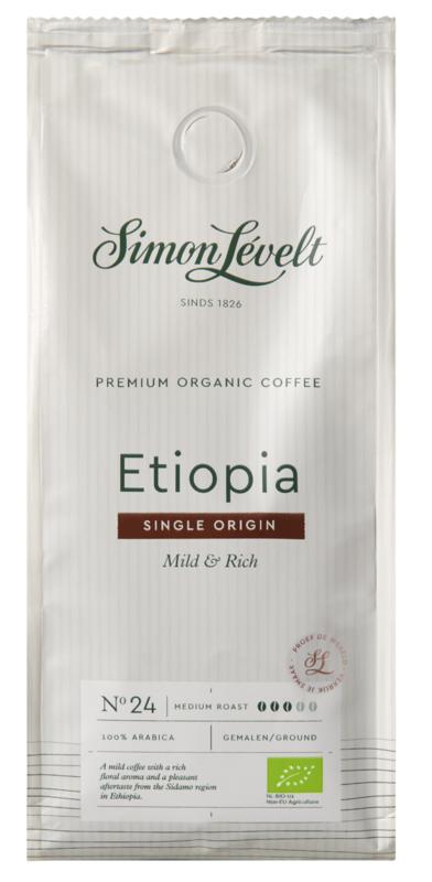 Simon Levelt Cafe organico Ethiopie bio 250 gram