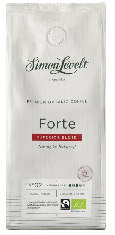 Simon Levelt Cafe organico forte snelfilter bio 250 gram