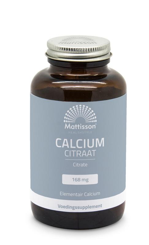 Mattisson Calcium citraat 168mg 120 vegan capsules