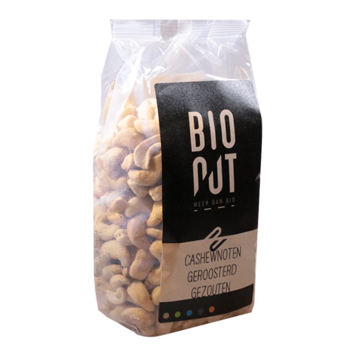Bionut Cashewnoten geroosterd gezouten bio 500 gram