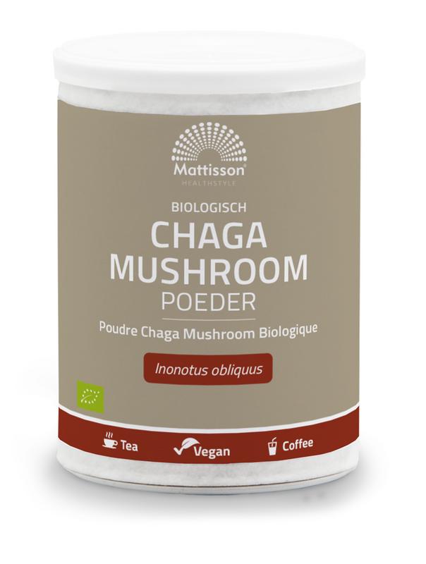 Mattisson Chaga mushroom poeder bio 100 gram