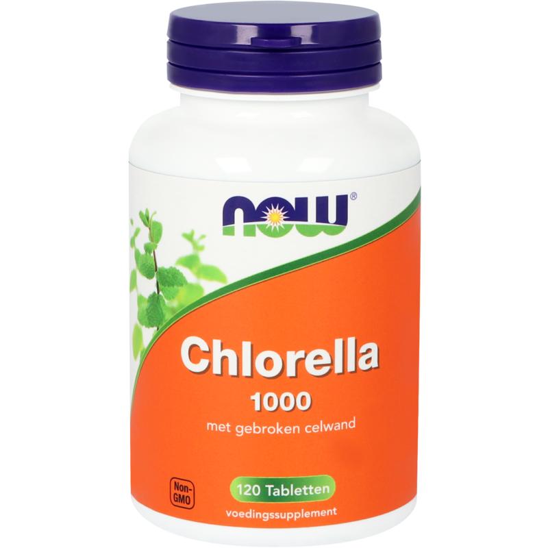 NOW Chlorella 1000mg 120 tabletten