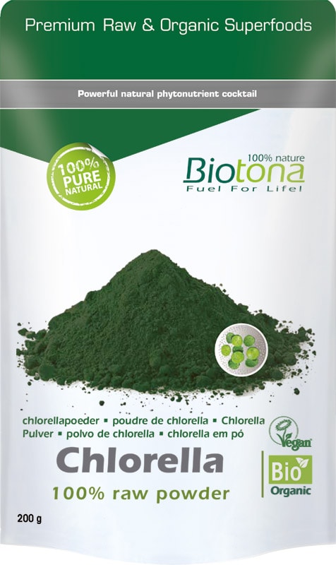 Biotona Chlorella raw powder bio 200 gram