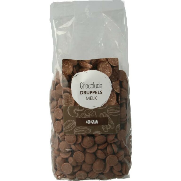 Mijnnatuurwinkel Chocolade Druppels Melk Gram Vitamines