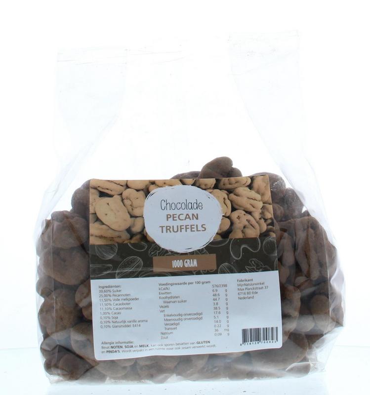 Mijnnatuurwinkel Chocolade pecan truffels  400 - 1000 gram