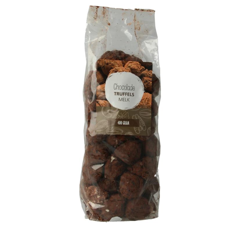 Mijnnatuurwinkel Chocolade truffels room 400 gram