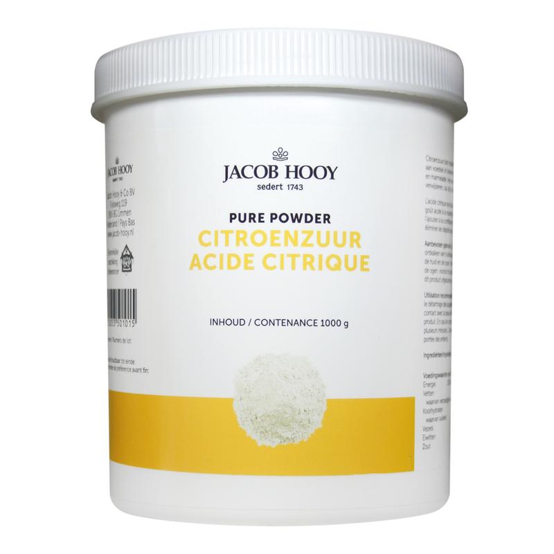 Jacob Hooy Citroenzuur pot  200– 1000 gram (200)