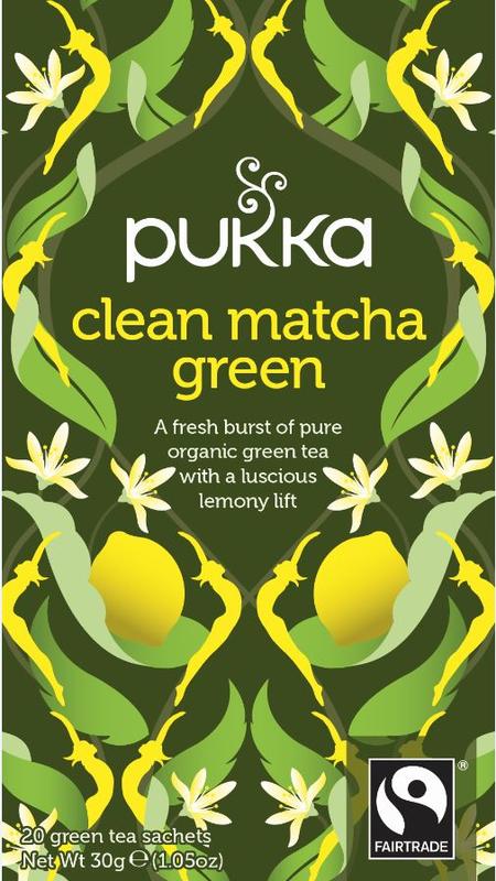 Pukka Clean matcha green bio 20 stuks