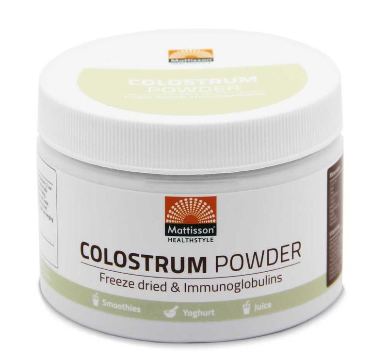 Mattisson Colostrum powder poeder 30% IgG 125 gram