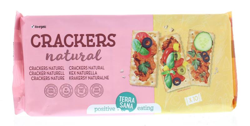 Terrasana Crackers naturel bio 300 gram