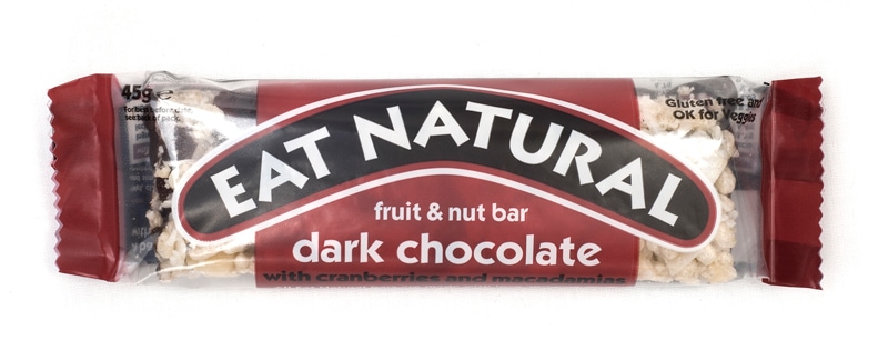 Eat Natural Cranberry & macadamia dark chocolate 45 gram