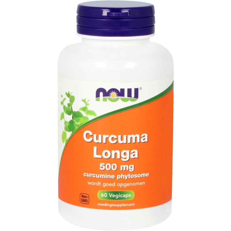NOW Curcuma Longa 500mg (Curcumine Phytosome) 60 vegan capsules