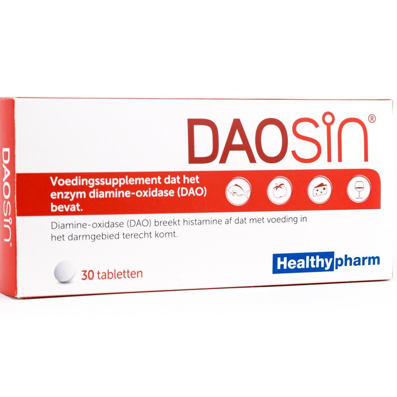 Healthypharm Daosin afbraak histamine 30 tabletten