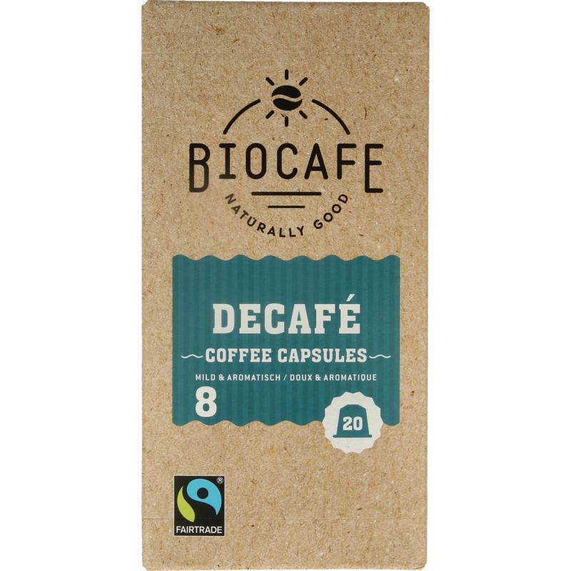 Biocafe Decafe capsules bio 20 stuks