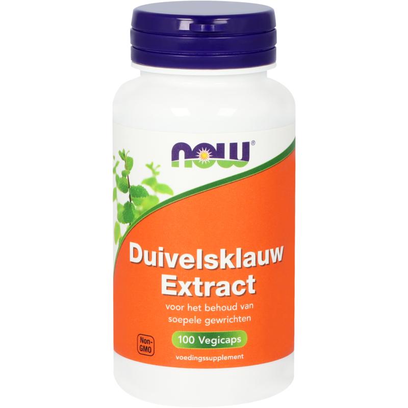 NOW Duivelsklauw extract 100 vegan capsules