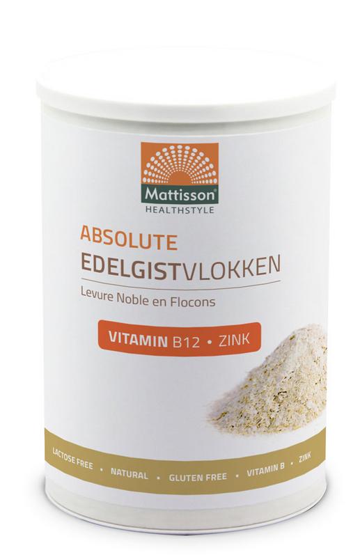 Mattisson Edelgistvlokken vitamine B12 + zink 200 gram
