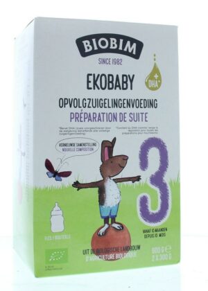 Biobim Ekobaby 3 opvolgzuigelingenvoeding 10+ maanden bio 600 gram