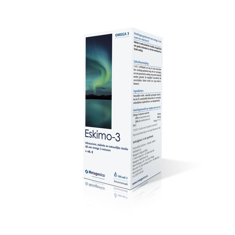 Metagenics Eskimo 3 vloeibaar limoen  105 - 210 ml