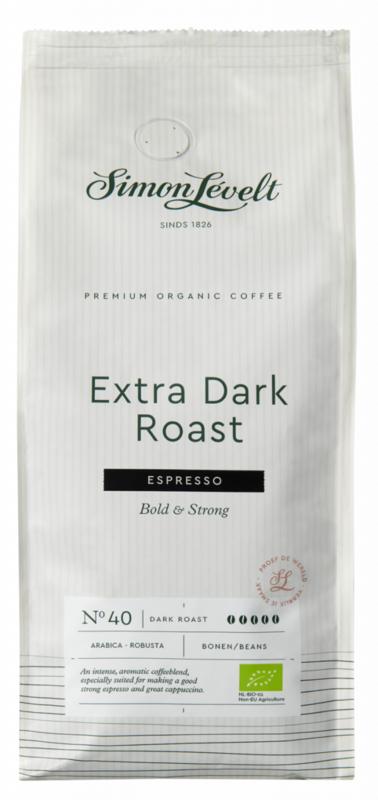 Simon Levelt Espresso extra dark roast bonen bio 1000 gram