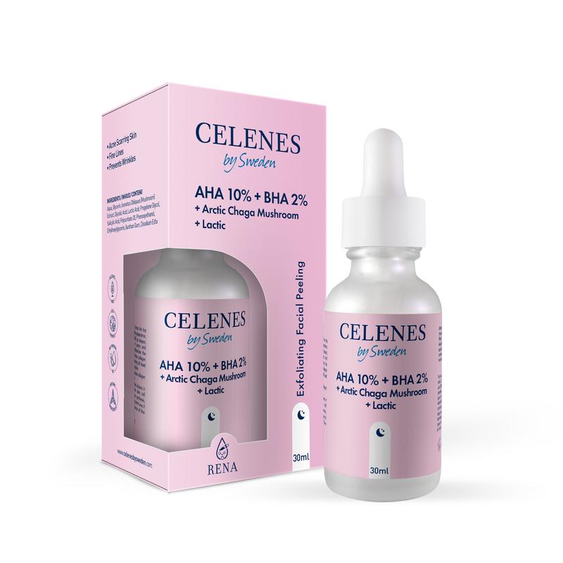 Celenes Facial peeling AHA 8% + BHA 2% + lactic + arctc ch 30 ml