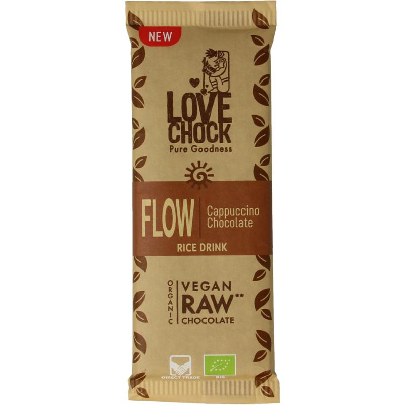 Lovechock Flow cappucino chocolate mini bio 35 gram