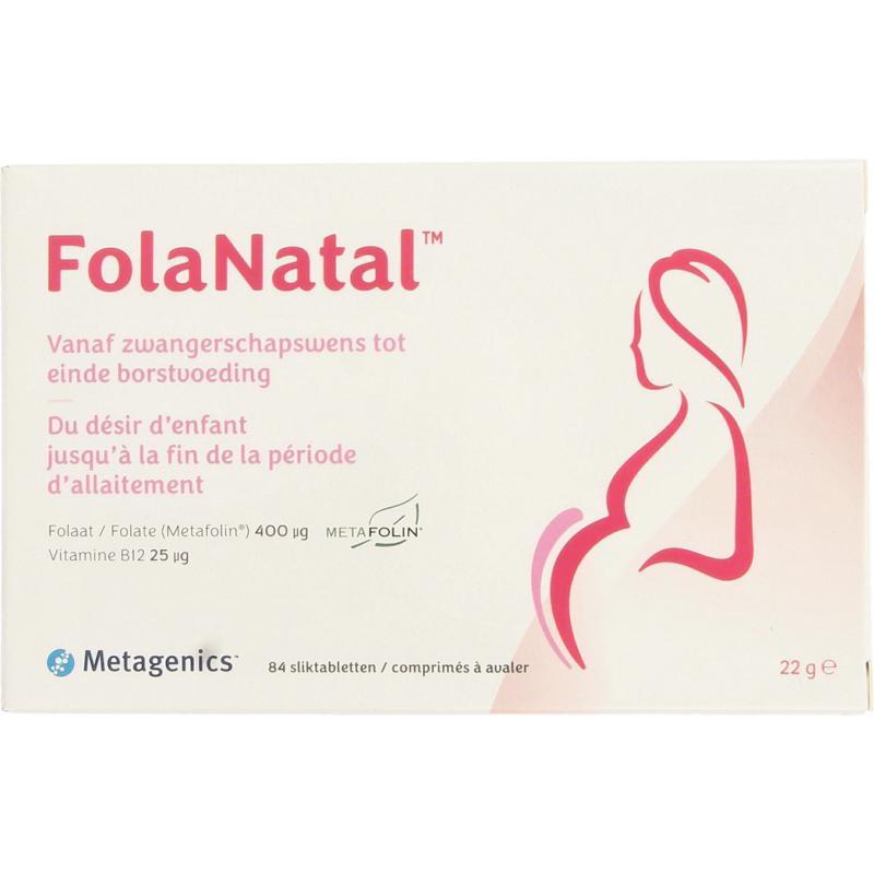 Metagenics Folanatal 84 tabletten