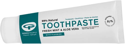 Green People Fresh mint & aloe vera fluoride toothpaste 75 ml