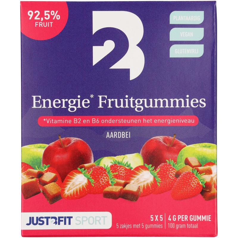 Just2Bfit Fruit boost energy 25 stuks