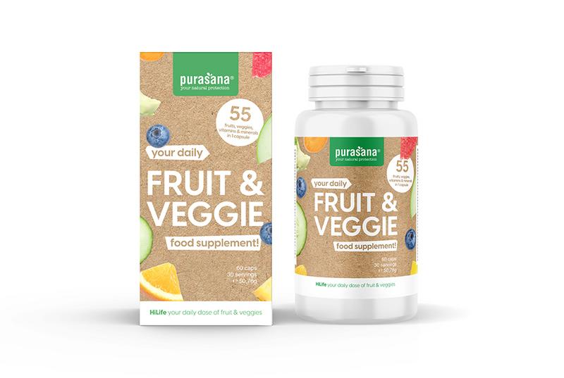 Purasana Fruit & veggie 60 capsules