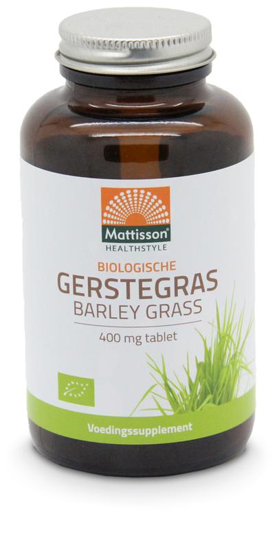 Mattisson Gerstegras barley grass Europa 400mg bio 350 tabletten