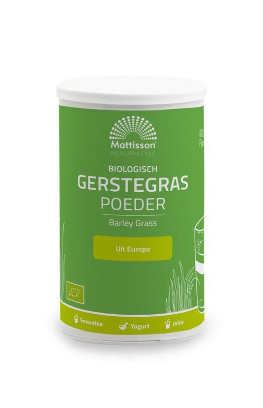 Mattisson Gerstegras barley grass Europa bio 125 gram