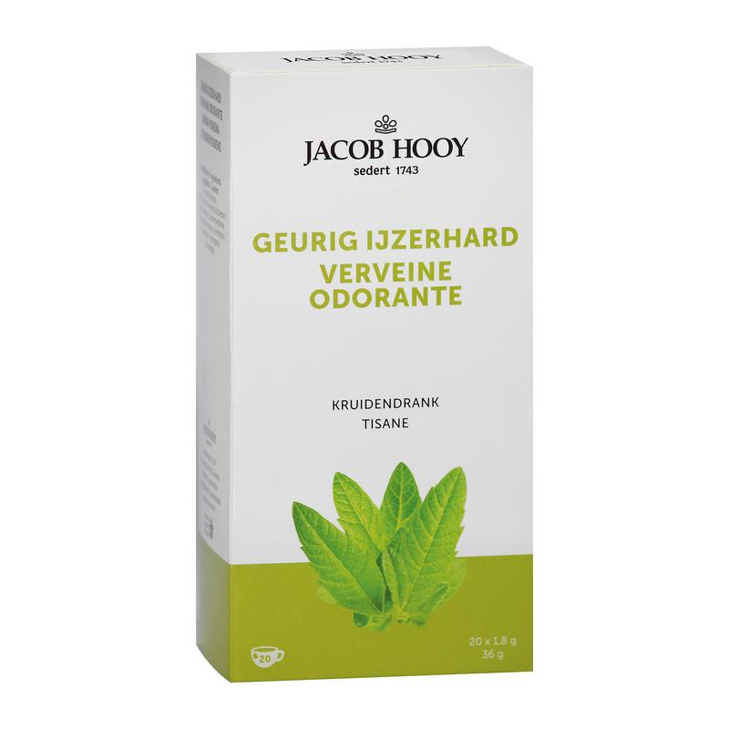 Jacob Hooy Geurig ijzerhard theezak gold 20 stuks