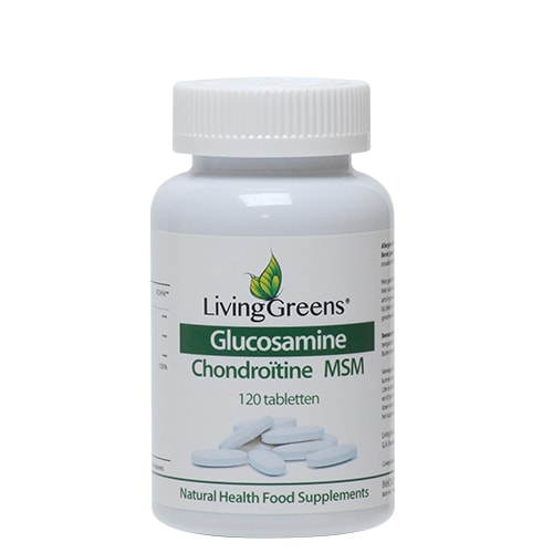 Livinggreens Glucosamine chondroitine MSM  120 - 300 tabletten