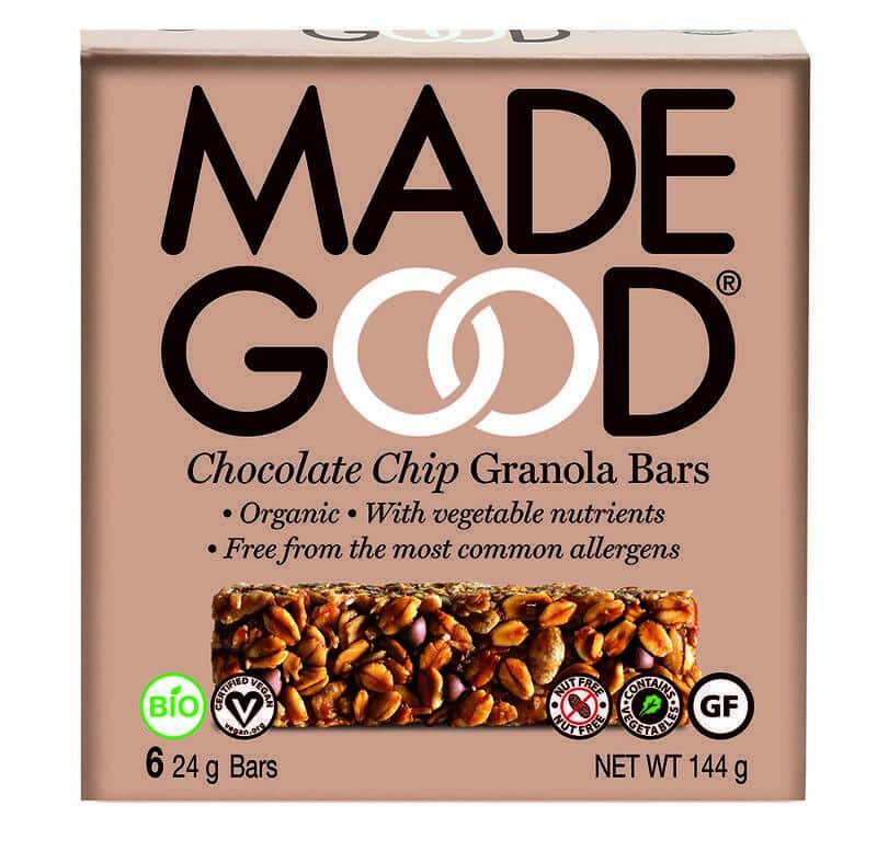 Made Good Granola bar chocolate chip 24 gram bio  6x 24 gram