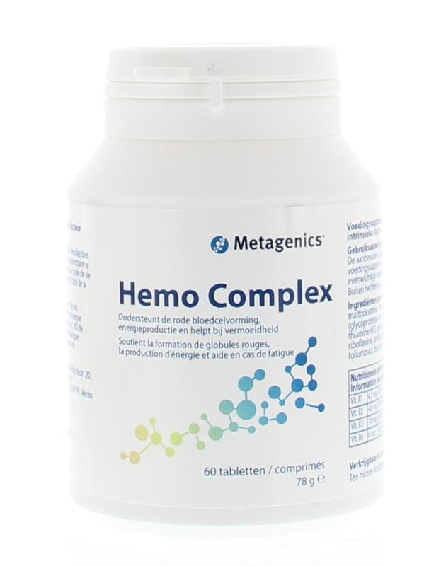 Metagenics Hemo complex 60 tabletten