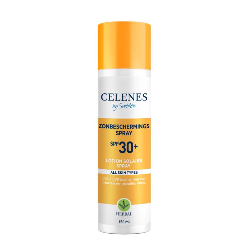 Celenes Herbal sunscreen spray lotion all skintypes SPF30+ 150 ml