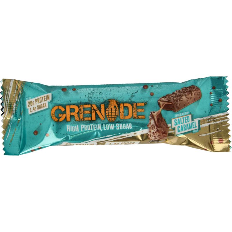 Grenade High protein bar chocolate chip salted caramel 60 gram