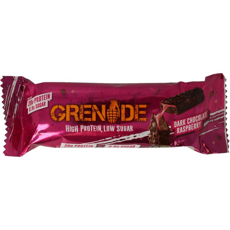 Grenade High protein bar dark chocolate raspberry 60 gram
