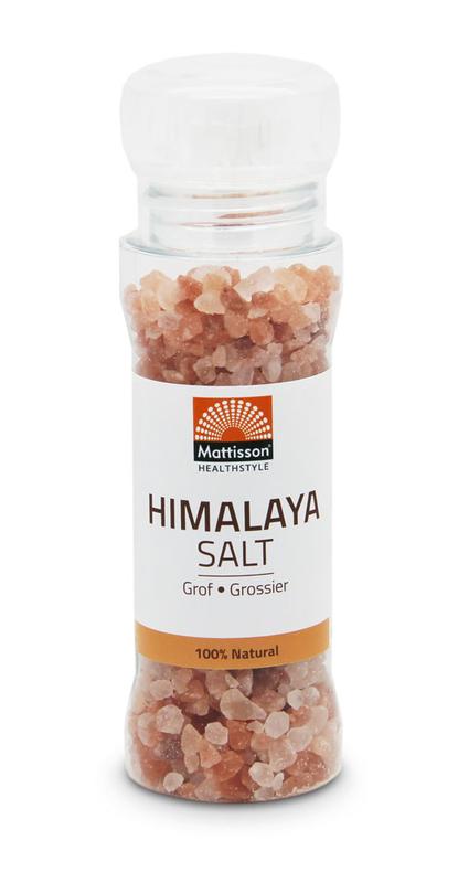 Mattisson Himalaya zout grof gemalen molen hervulbaar 180 gram