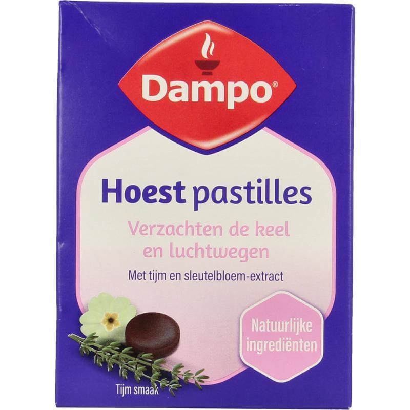 Dampo Hoestpastilles thijm/sleutelbloem 24 pastilles