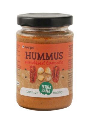 Terrasana Hummus spread zongedroogde tomaat bio 190 gram