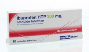 Healthypharm Ibuprofen 200mg blister 10 tabletten