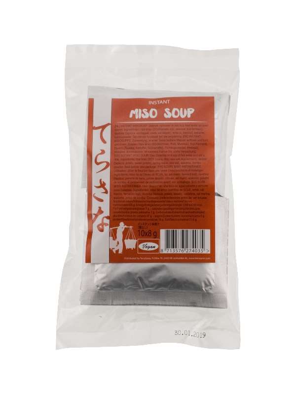 Terrasana Instant miso soep 10 x 8 gram  10x 8 gram