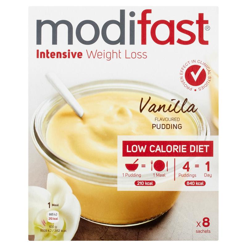 Modifast Intensive pudding vanilla 8 zakjes 440 gram