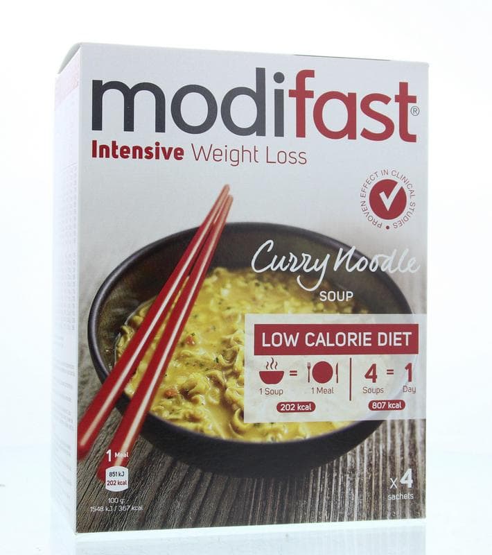 Modifast Intensive soep curry noodles 220 gram